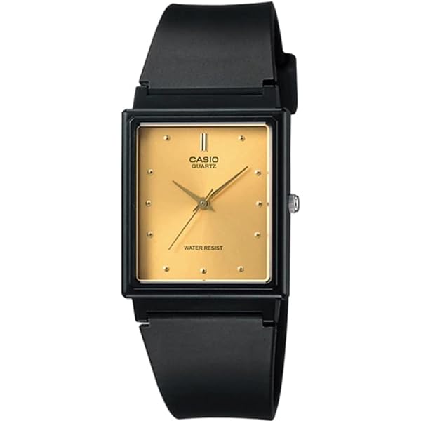 Amazon | CASIO STANDARD MTP-B170-3E スクエア ゴールド グリーン